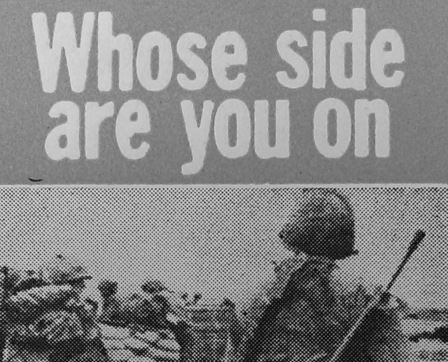 Anti-war pamphlet, 1960s