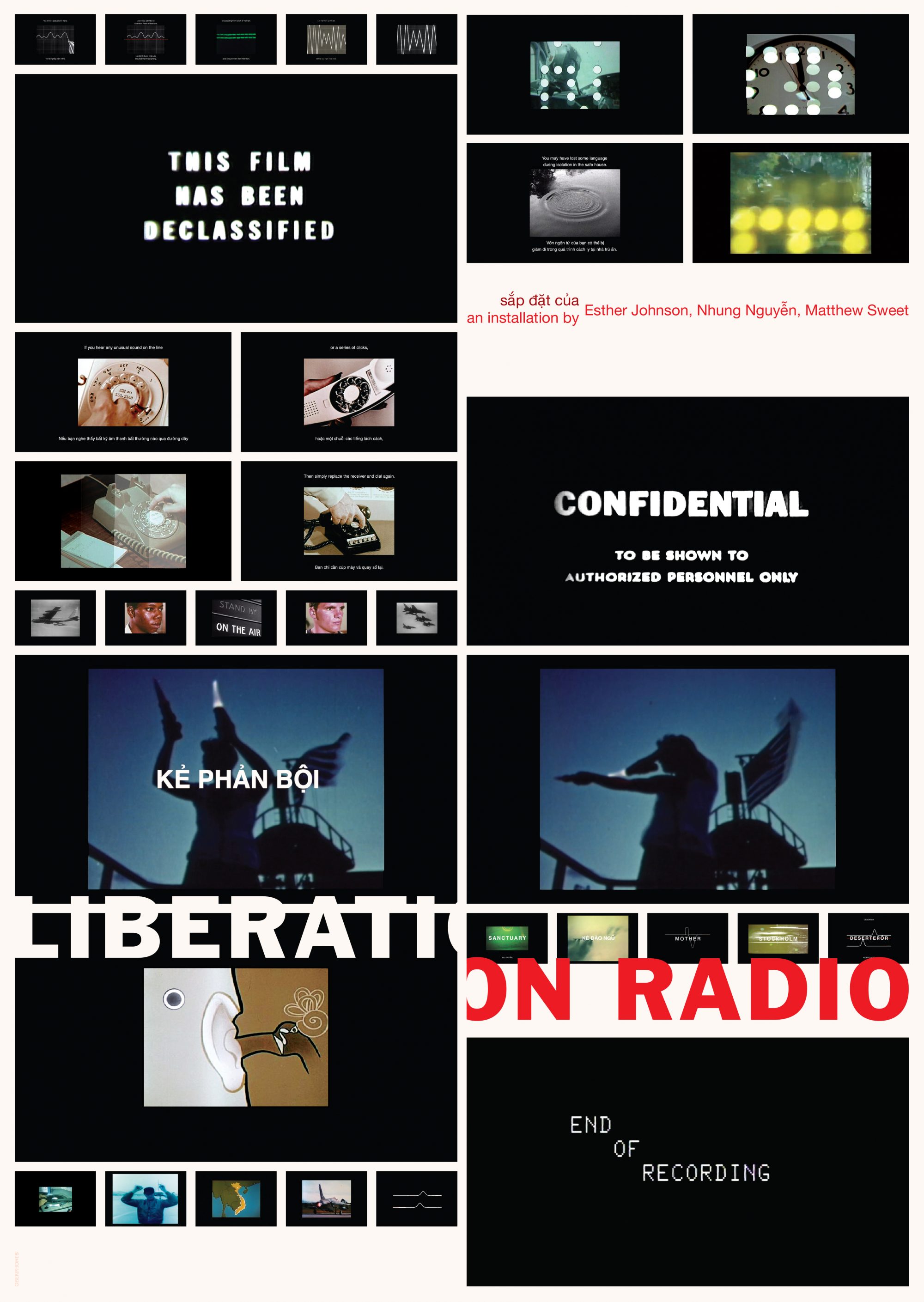 Liberation Radio 2021 exhibition poster